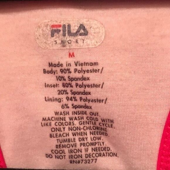 FILA workout top with a pocket - Picture 5 of 7